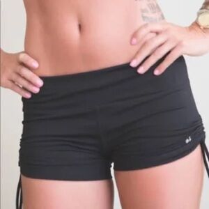 Sweaty Betty Takedown Black Athletic Shorts, size L